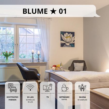Blumenvilla 1 Mit Begehbarer Dusche, Sauna Und Garten Шнефердинген Экстерьер фото