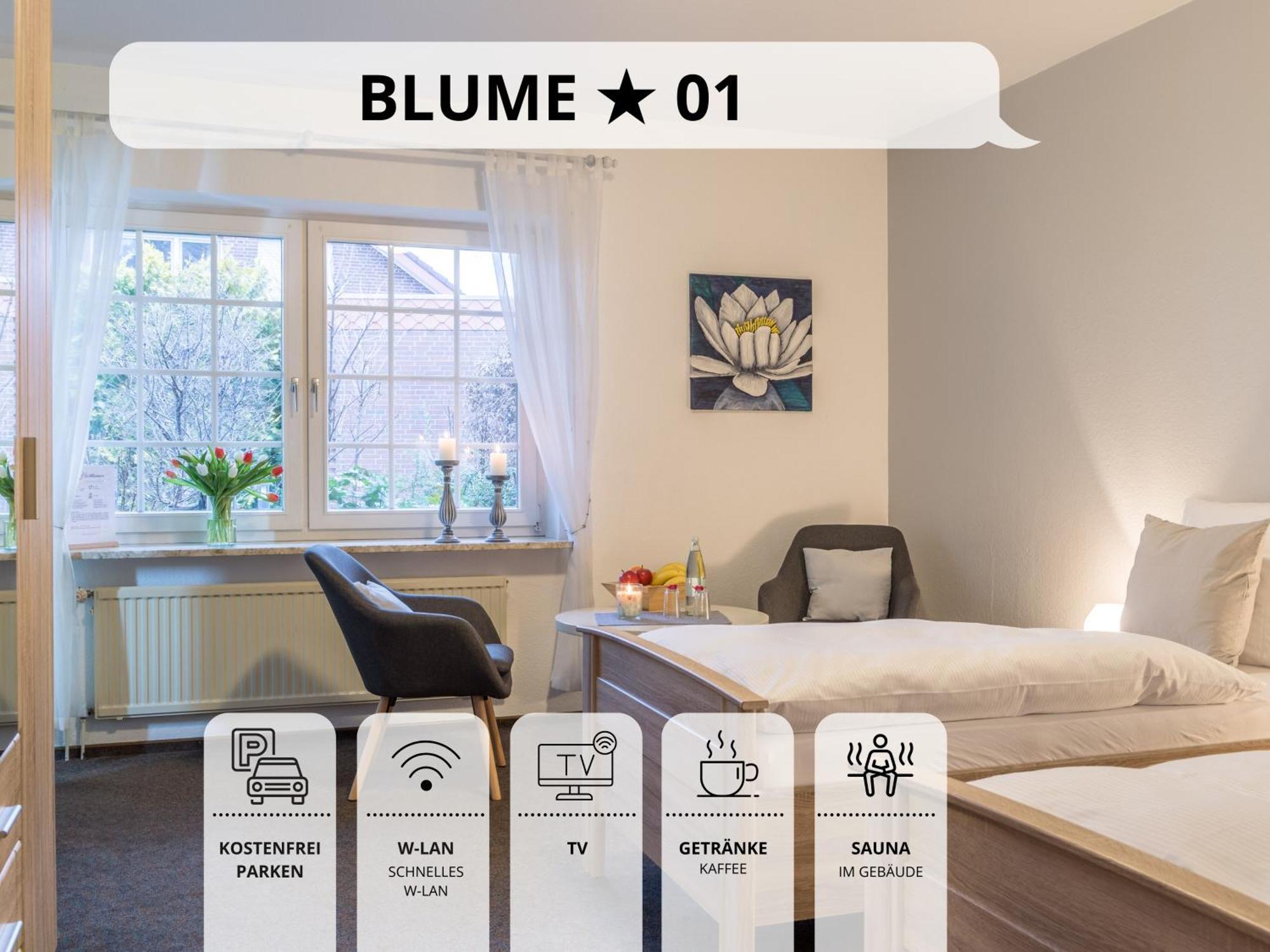 Blumenvilla 1 Mit Begehbarer Dusche, Sauna Und Garten Шнефердинген Экстерьер фото